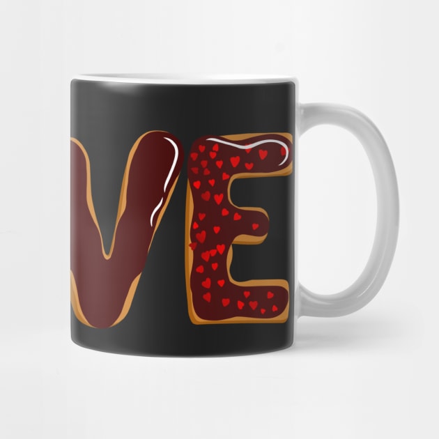 Love is Donuts Donut Lovers by SusanaDesigns